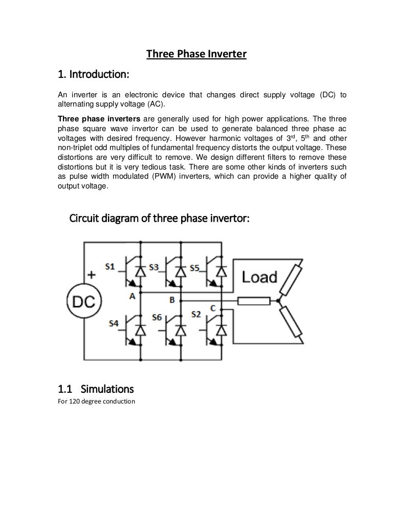 three phase inverter