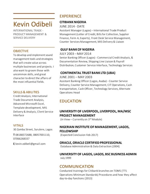 Kevin K Odibeli presentations