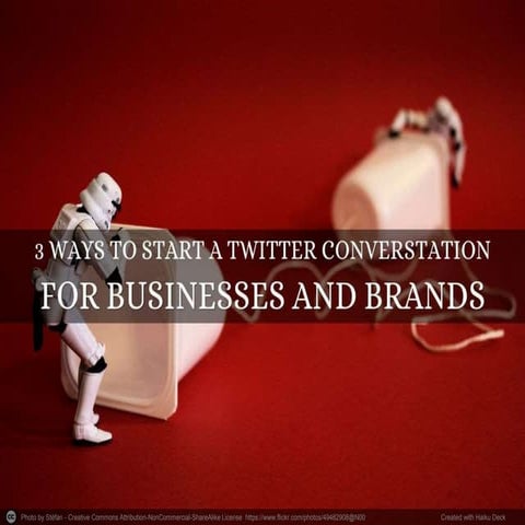 3 Ways to Start a Twitter Converstation