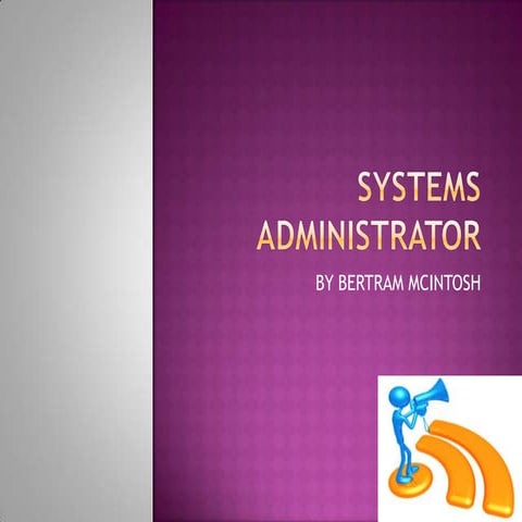System Administrator PowerPoint | PPTX