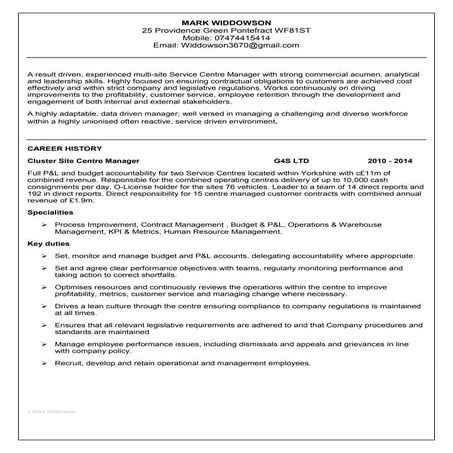 CV 2016 Word version | DOCX
