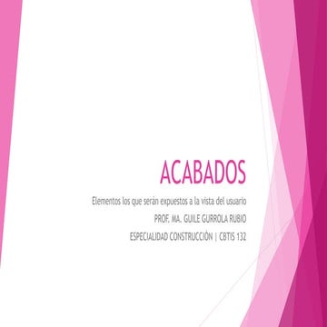 Acabados