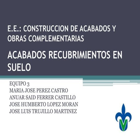 Acabados pisos-exterior