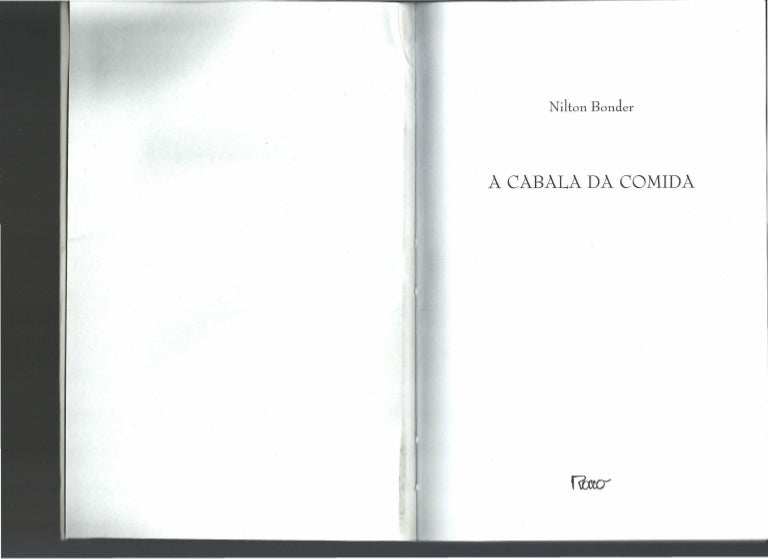 A Cabala Da Comida Comida De Rabino - 