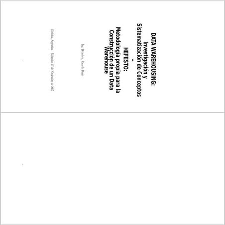 Metodologia Hefesto - Business Intelligence