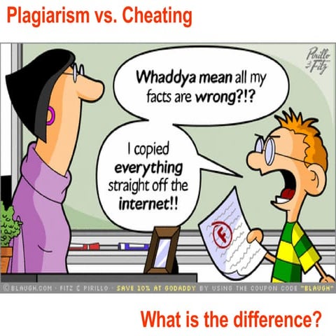 Plagiarism vs. Cheating: What is the difference?