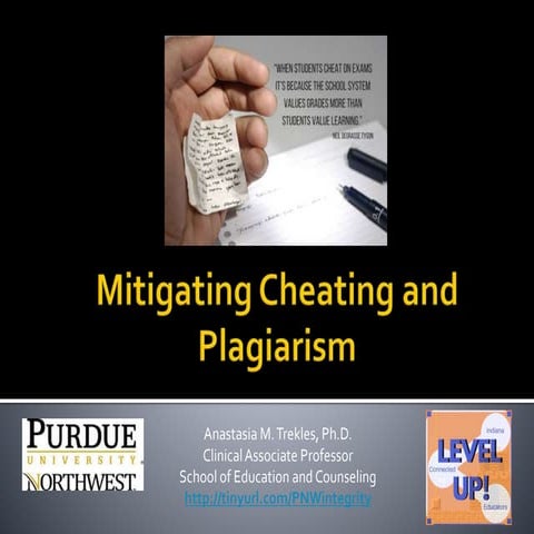 Mitigating Cheating and Plagiarism