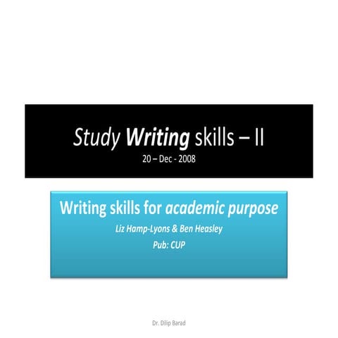 Academic Writing Skills 2