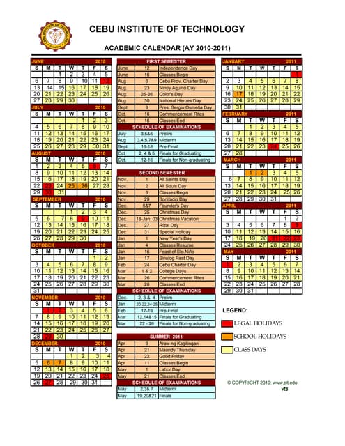 ヘタリア School Calendar 2010-2011 Calendar 2010 – 2011 | Għajnsielem Primary School