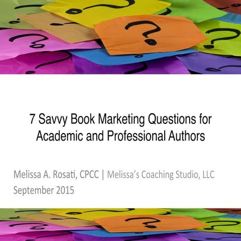 Academic and professional marketing