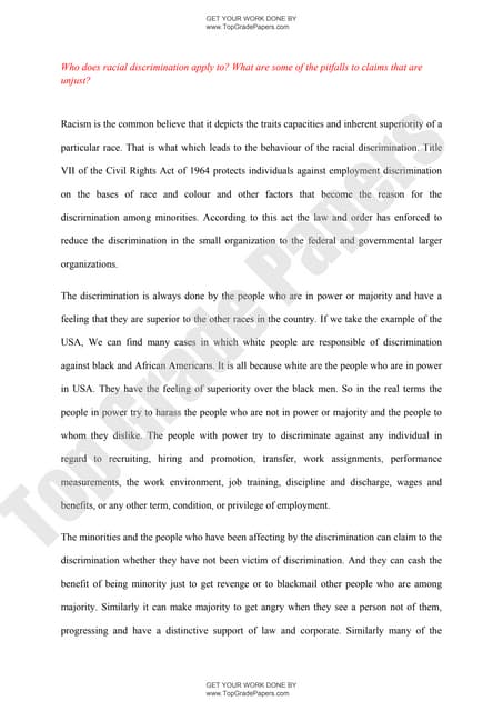Honor Courage And Commitment Essay Academic Assignment Essay Racial Discrimination Topgradepaper Should College Athletes Be Paid Essay also To His Coy Mistress Essay Racial Discrimination Essay Cause And Effect Of Racial Essay About Persuasion
