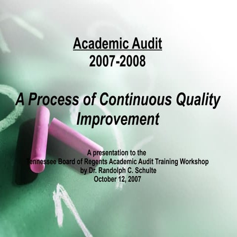Academic audit presentation_-_introduction