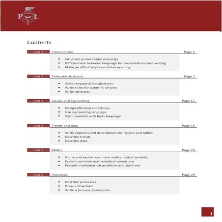 Academic english for engineers Contents | PDF