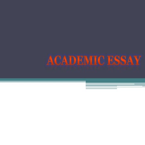 Academic essay