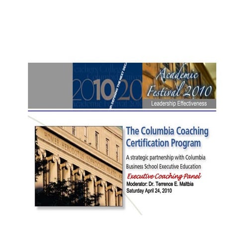 Academic Festival Executive Leadership Coaching Guest V1