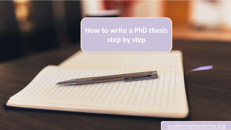 Write a phd