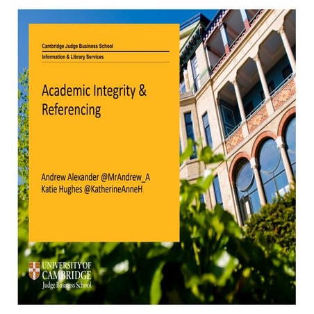 Academic Integrity and Referencing 2020.with notes