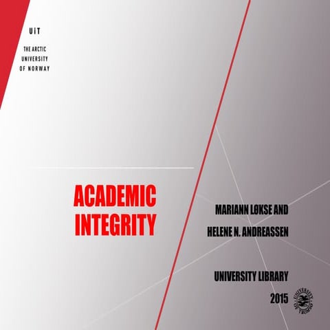 Academic integrity for PhD students