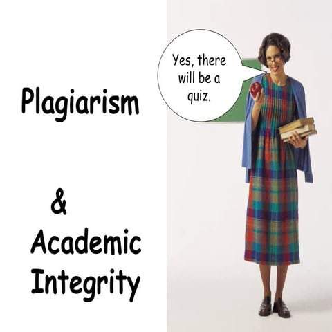 Academic integrity presentation