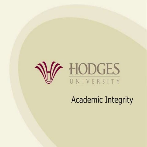 Academic Integrity Overview
