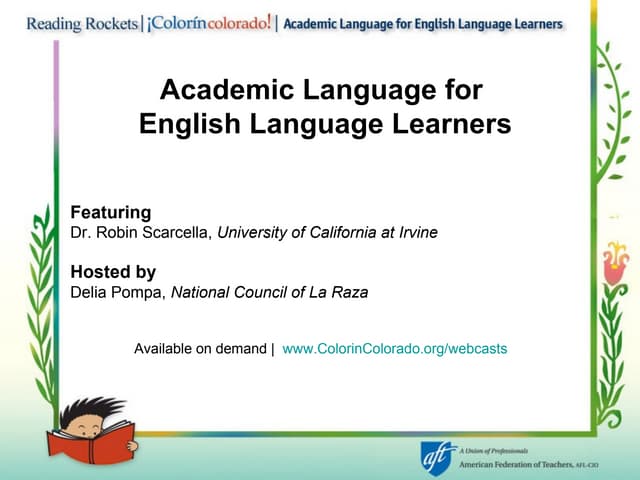 Difference Between Social Language And Academic Language