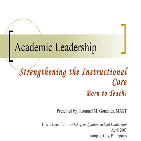 Academic Leadership