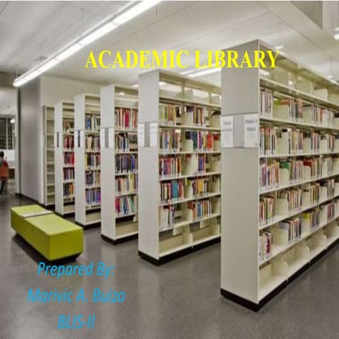 Academic library | PPT