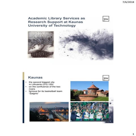 Academic library services as research support, lithuania