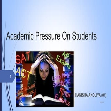 Academic pressure on students ppt