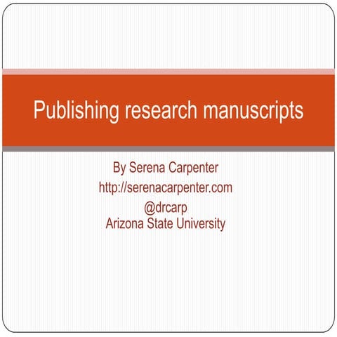 Academic Publishing in Communication and Journalism
