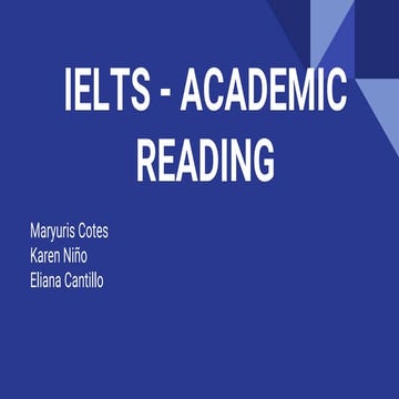 Academic reading (1)ielt presentation