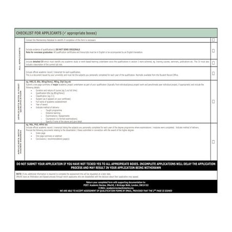 Academic reviewchecklist