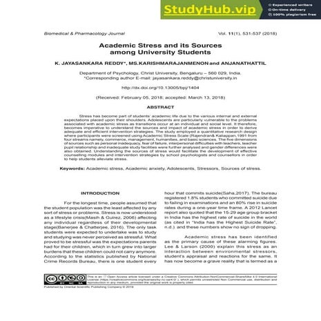 Academic Stress and its Sources among University Students.pdf