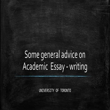 Academic writing
