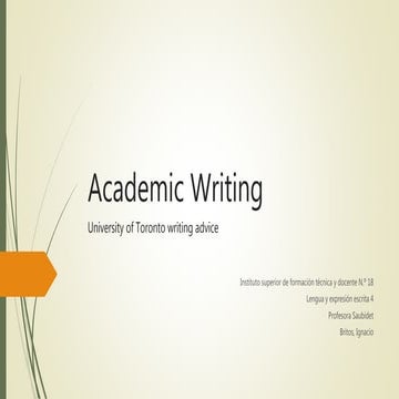 Academic writing | PPTX