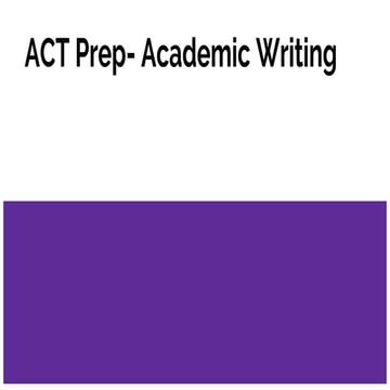 Academic writing