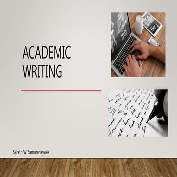 Academic writing | PPTX