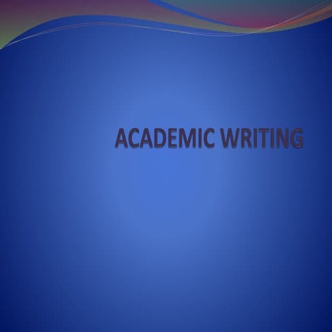 Academic writing b