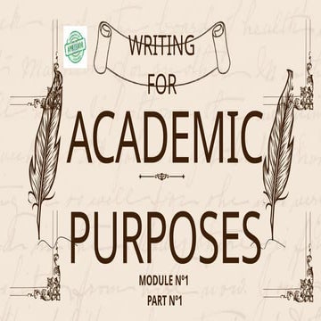 ACADEMIC WRITING - THE WRITING PROCESS Module Nº1.pptx