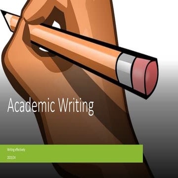 Introduction to Academic writing - Level 5