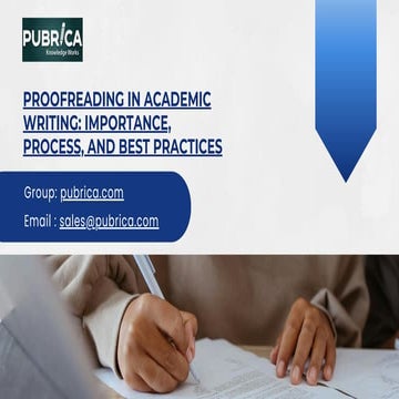 Importance of Proofreading in Academic Writing | DOCX