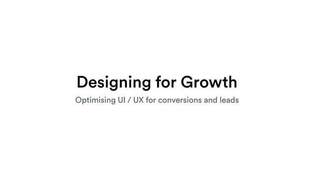 Designing for Growth, Academy Xi
