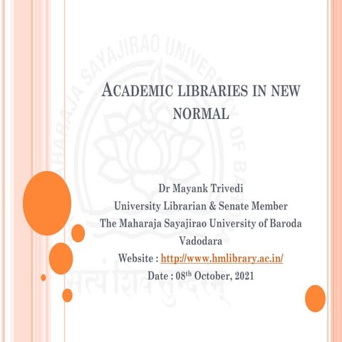 Academic libraries in new normal