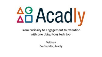 Acadly at Reimagine Education 2017