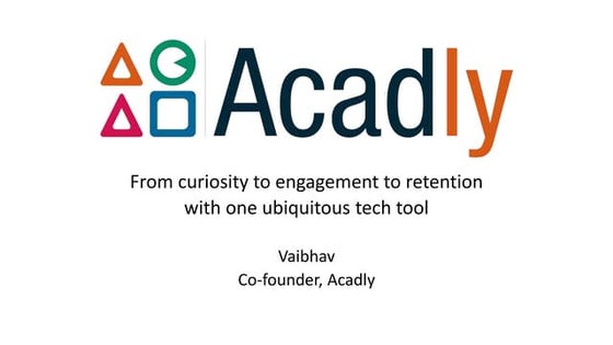 Acadly at Reimagine Education 2017