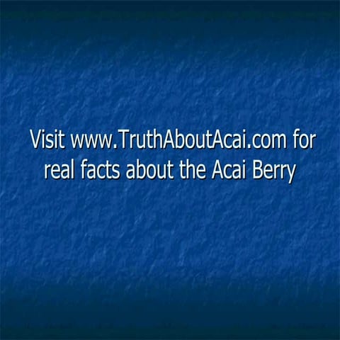Acai Benefits | PPT