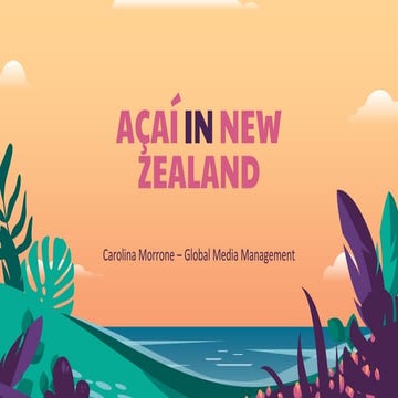 Açaí In New Zealand | PPT