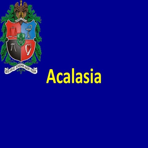 Acalasia 