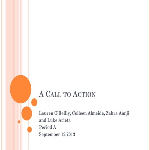 A call to action | PPT