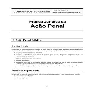 Acao penal